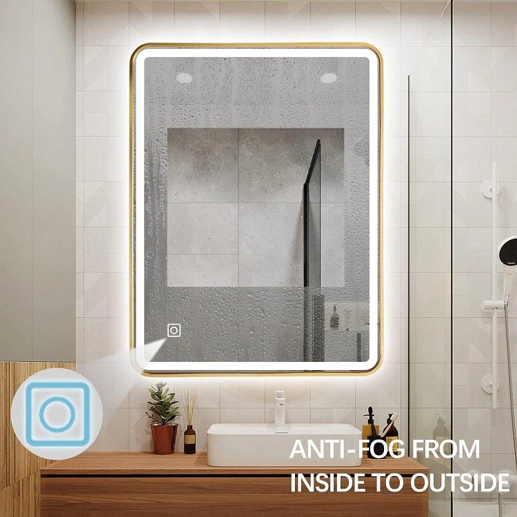 Rectangle LED Metal Mirror